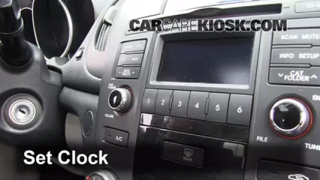 2010 Kia Forte EX 2.0L 4 Cyl. Sedan (4 Door) Clock Set Clock